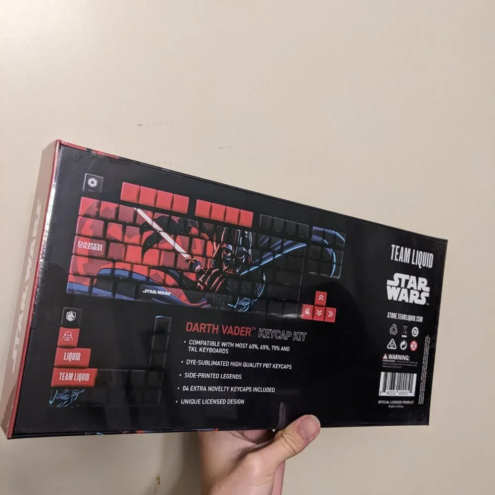 Darth Vader Keycap Kit - Star Wars | Team Liquid (New, Unopened)